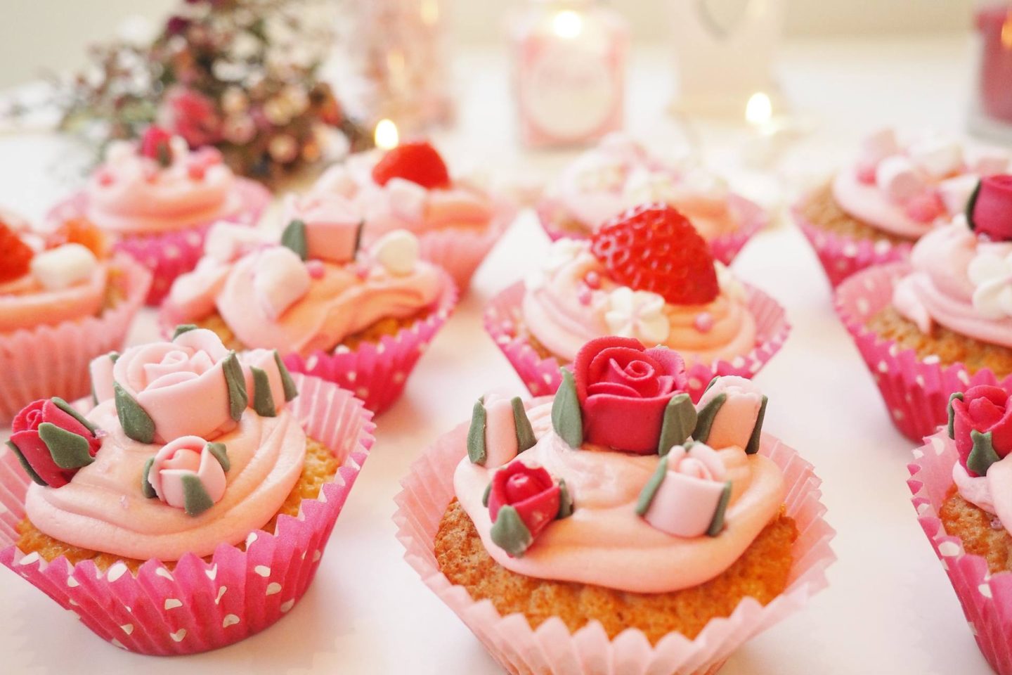 Emma Victoria Stokes Cake Angels UK Galentines Baking Cupcakes Vanilla Buttercream Fondant