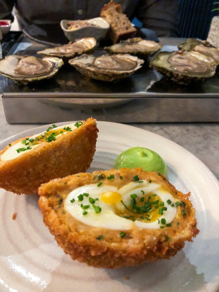 The Oyster Club Haddock Scotch Egg