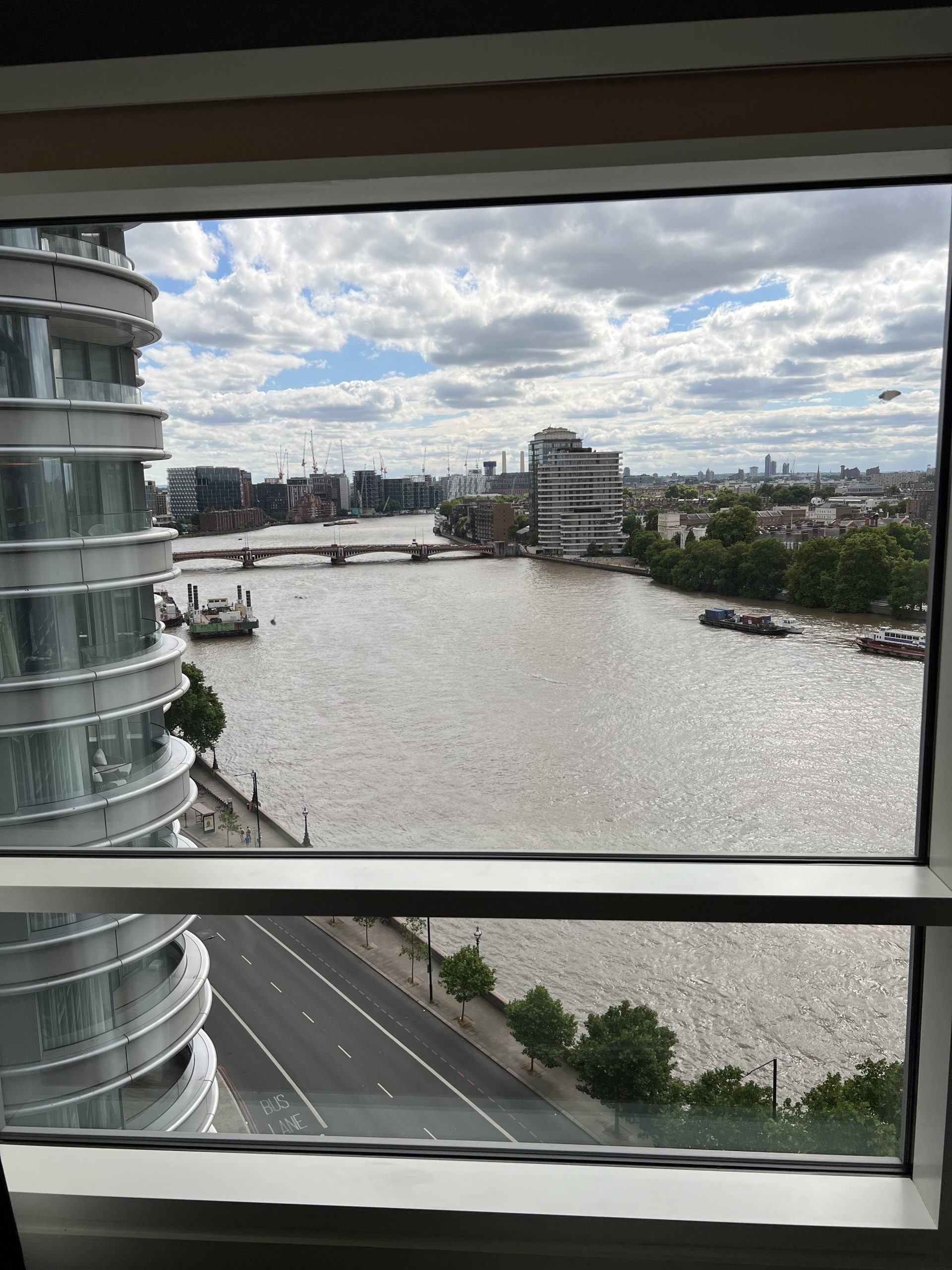 London Riverbank View