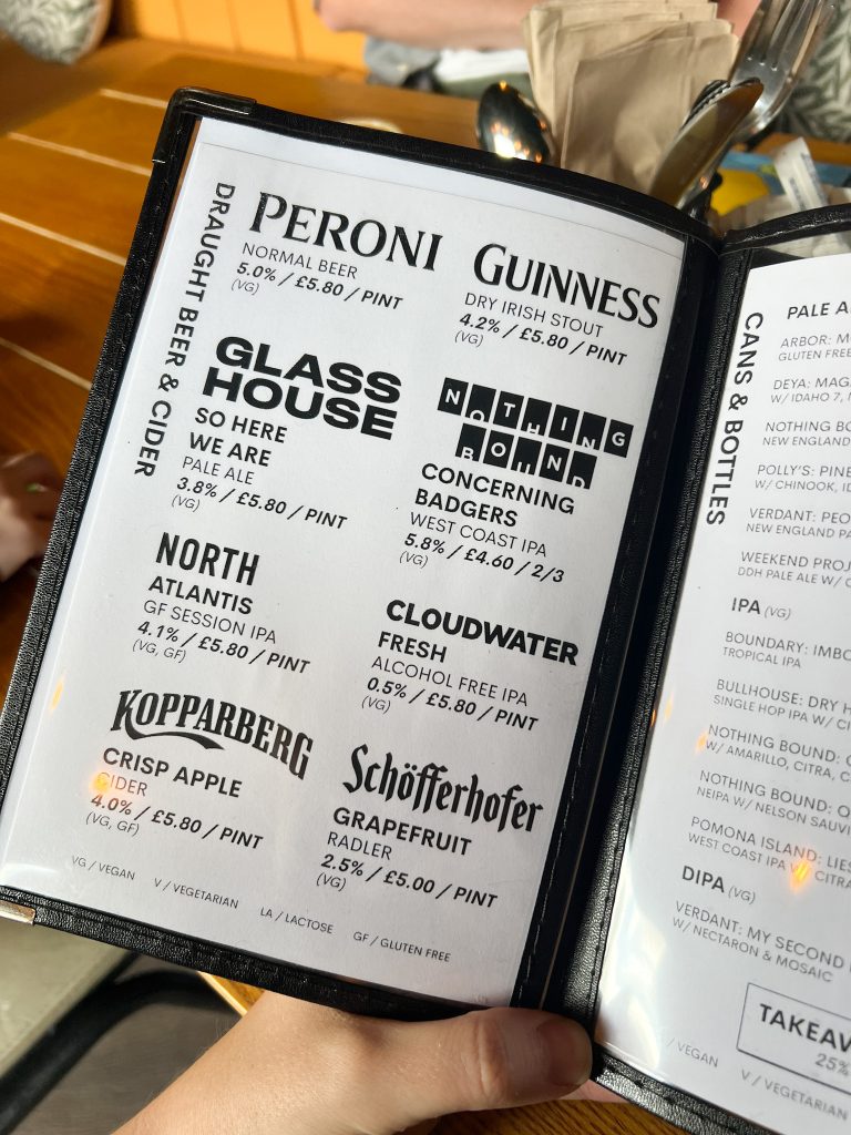 The Den Drinks